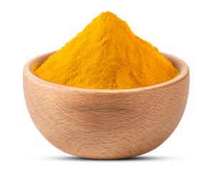 Turmeric powder from India with natural color
